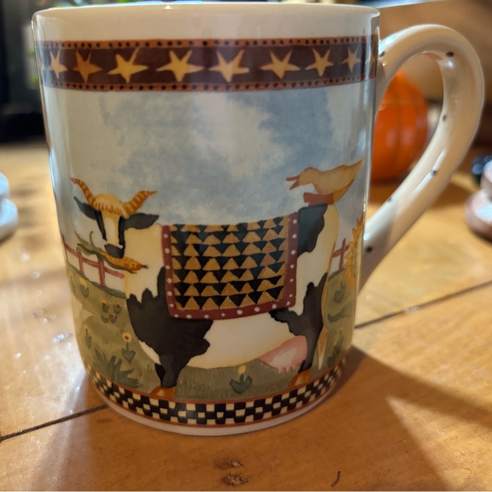 WW7006 Williraye Cow with Geese Mug